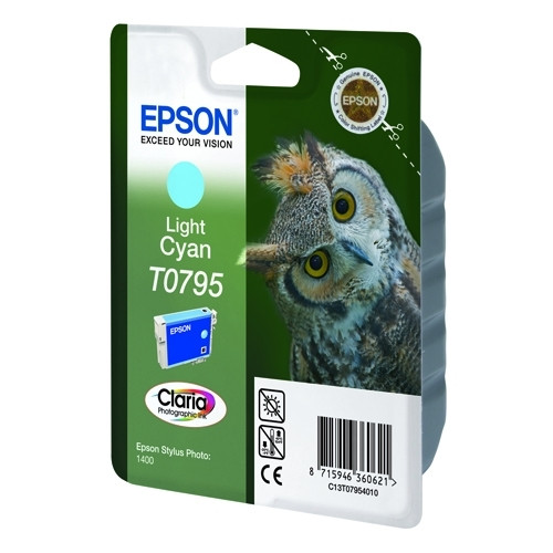 Epson T0795 inktcartridge licht cyaan (origineel) C13T07954010 902629 - 1