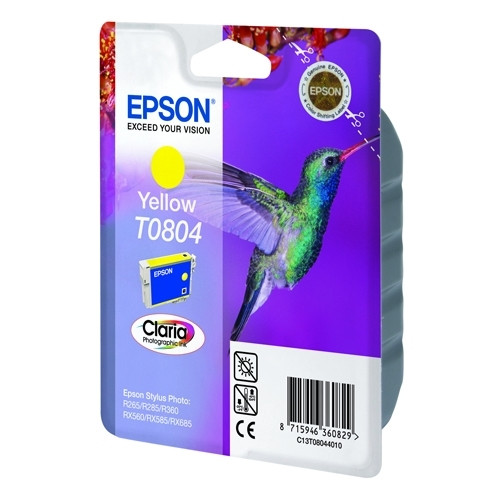 Epson T0804 inktcartridge geel (origineel) C13T08044011 023085 - 1