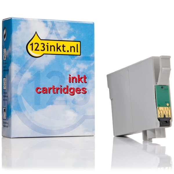 Epson T0871 inktcartridge foto zwart (123inkt huismerk) C13T08714010C 023303 - 1