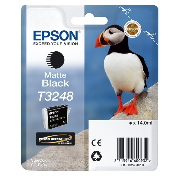 Epson T3248 inktcartridge mat zwart (origineel) C13T32484010 902969 - 1