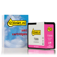 Epson T5806 inktcartridge licht magenta (123inkt huismerk)