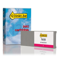 Epson T605B inktcartridge magenta standaard capaciteit (123inkt huismerk) C13T605B00C 026125