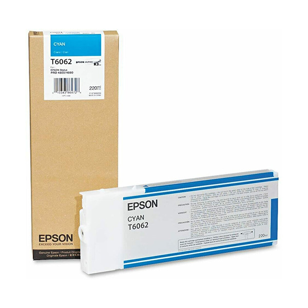 Epson T6062 inktcartridge cyaan hoge capaciteit (origineel) C13T606200 902543 - 1