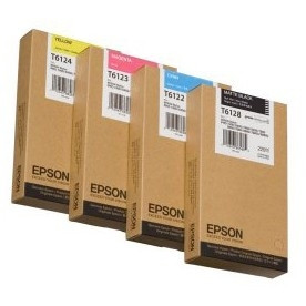 Epson T6128 inktcartridge mat zwart hoge capaciteit (origineel) C13T612800 902559 - 1