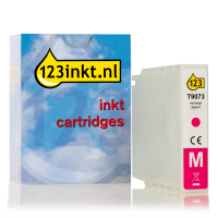 Epson T9073 inktcartridge magenta extra hoge capaciteit (123inkt huismerk) C13T907340C 026961