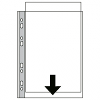 Esselte geperforeerd hoesje transparant A3 staand 11-gaats 90 micron (50 stuks) 55231 203924