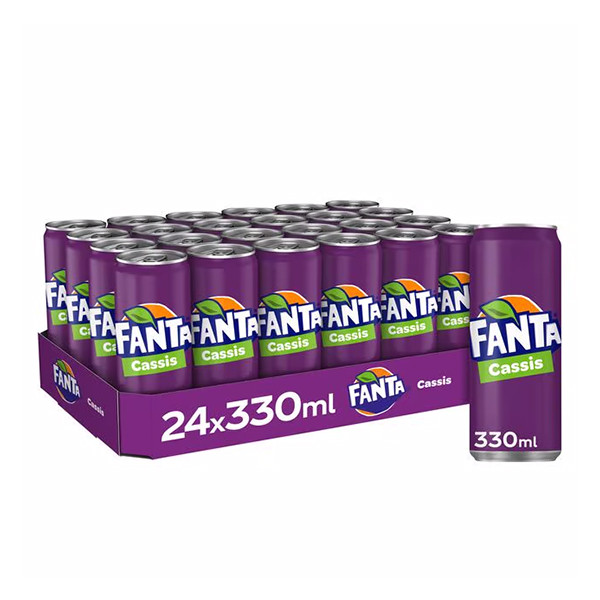 Fanta Cassis blikjes 33 cl (24 stuks) 69310 423871 - 1