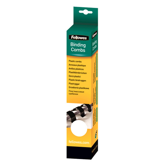 Fellowes bindrug 10 mm wit (25 stuks) 5330803 213150 - 1