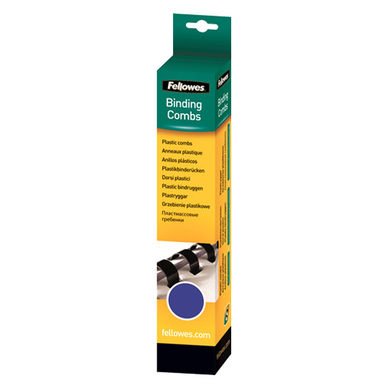 Fellowes bindrug 12 mm blauw (25 stuks) 5331302 213155 - 1