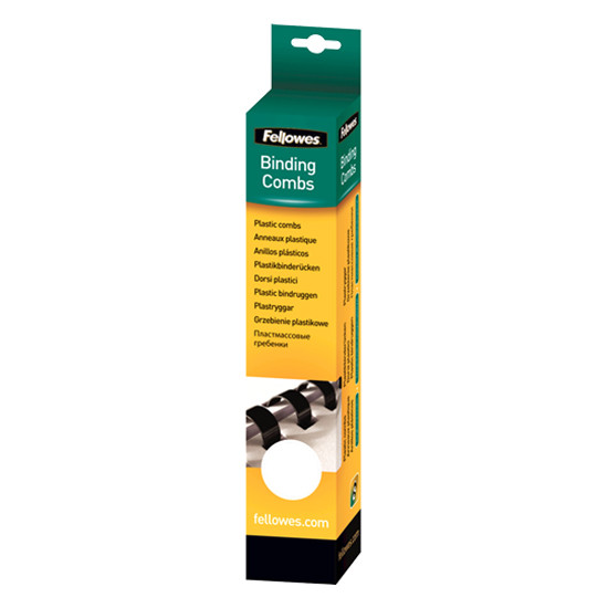 Fellowes bindrug 8 mm wit (25 stuks) 5330403 213146 - 1