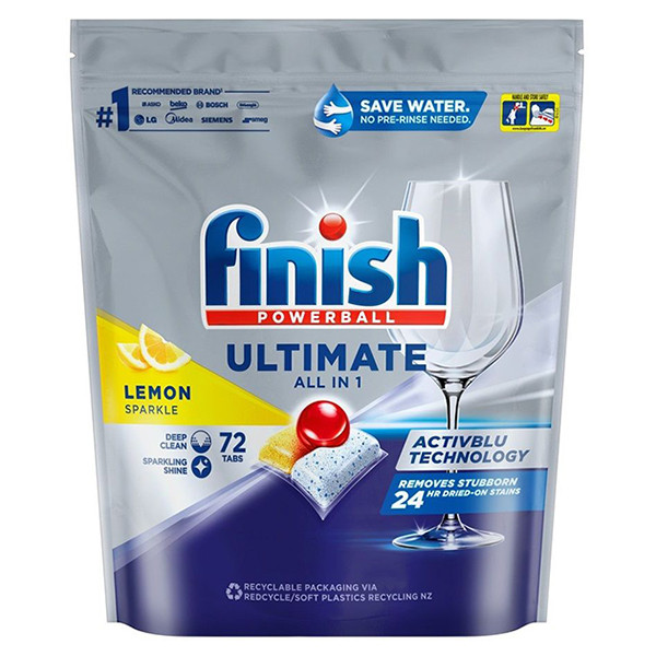 Finish Quantum All-in-1 vaatwastabletten Lemon (72 vaatwasbeurten)  SFI01087 - 1