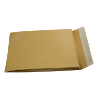 Gallery zak-envelop met balg bruin 229 x 324 x 35 mm - zelfklevend (250 stuks) 017055 209427