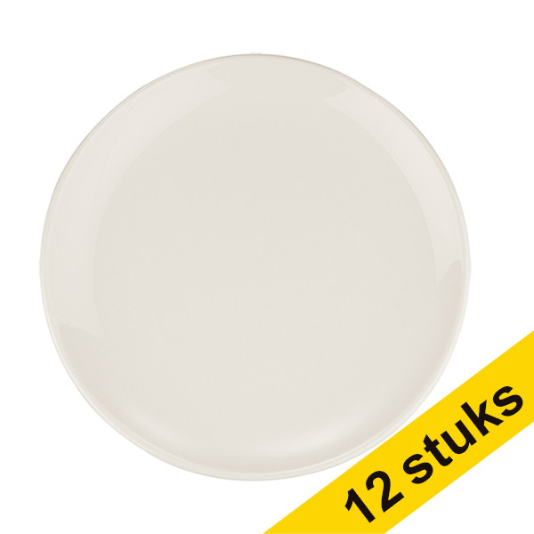 Gourmet bord Off white 170 mm (12 stuks) bo11918 404218 - 1