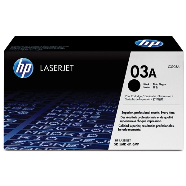 HP 03A (C3903A/EP-V) toner zwart (origineel) C3903A 032072 - 1