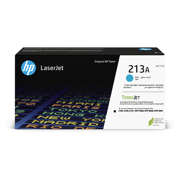 HP 213A (W2131A) toner cyaan (origineel) W2131A 133030 - 1