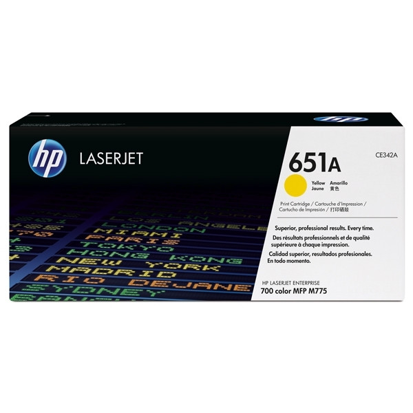 HP 651A (CE342A) toner geel (origineel) CE342A 054660 - 1