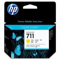 HP 711 (CZ136A) multipack geel 3 stuks (origineel) CZ136A 044208