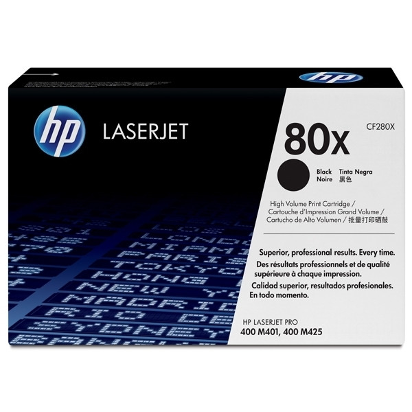 HP 80X (CF280X) toner zwart hoge capaciteit (origineel) CF280X 054114 - 1