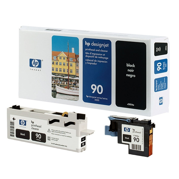 Bounty factor rijkdom HP 90 (C5054A) printkop en printkopreiniger zwart (origineel) HP 123inkt.be