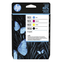 HP 950/951 (6ZC65AE) multipack zwart/cyaan/magenta/geel (origineel) 6ZC65AE 093132