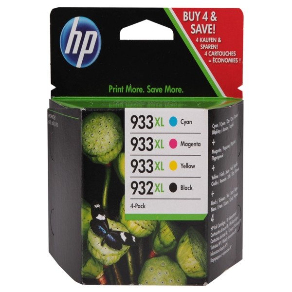 HP C2P42AE multipack zwart/cyaan/magenta/geel (origineel) C2P42AE 044328 - 1