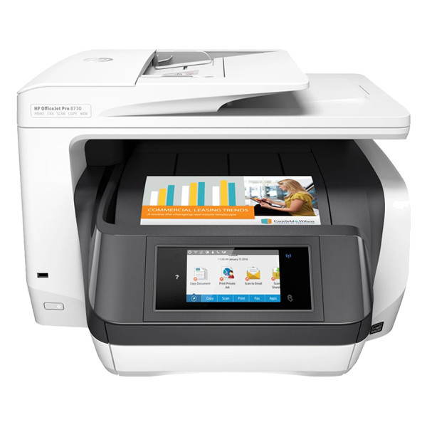 HP OfficeJet Pro 8730 all-in-one A4 inkjetprinter met wifi (4 in 1)  846530 - 1