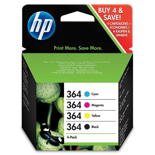 HP SD534EE multipack zwart/cyaan/magenta/geel (origineel) SD534EE 044154 - 1