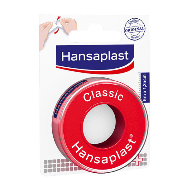 Hansaplast Hechtpleister Classic 5 m x 1,25 cm  SHA00105 - 1