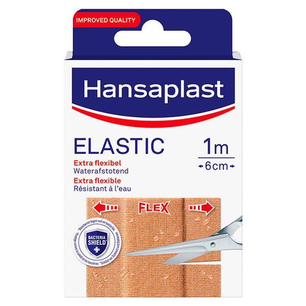 Hansaplast Pleisters Elastic 1m x 6 cm  SHA00110 - 1