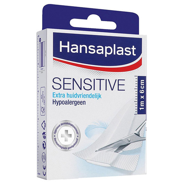 Hansaplast Pleisters Sensitive 1 m x 6 cm  SHA00120 - 1