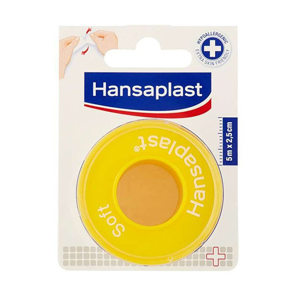 Hansaplast Pleisters Soft - 5 m x 2,5 cm  SHA00125 - 1