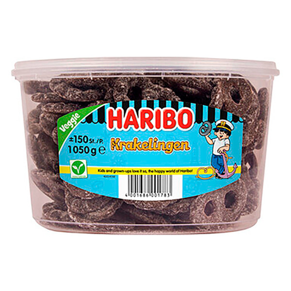 Haribo Drop Krakelingen grootverpakking (150 stuks) 296236 423877 - 1