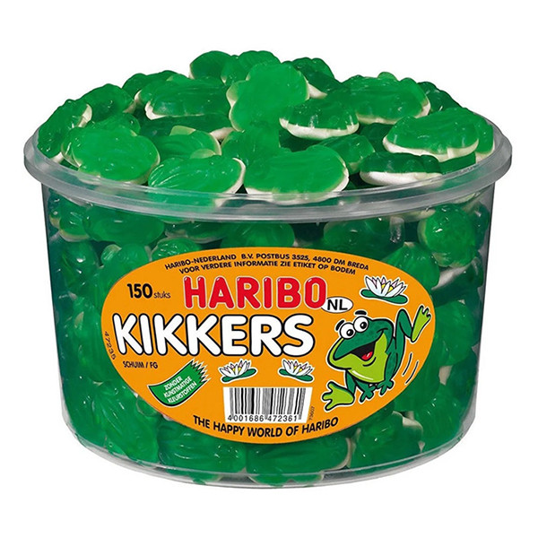 Haribo Kikkers grootverpakking (150 stuks) 113948 423835 - 1