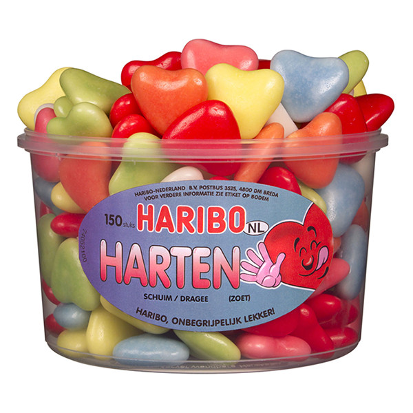 Haribo Schuimharten grootverpakking (150 stuks) 167088 423836 - 1