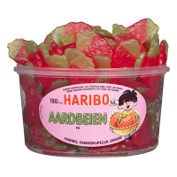 Haribo Winegum Aardbeien grootverpakking (150 stuks) 168092 423831