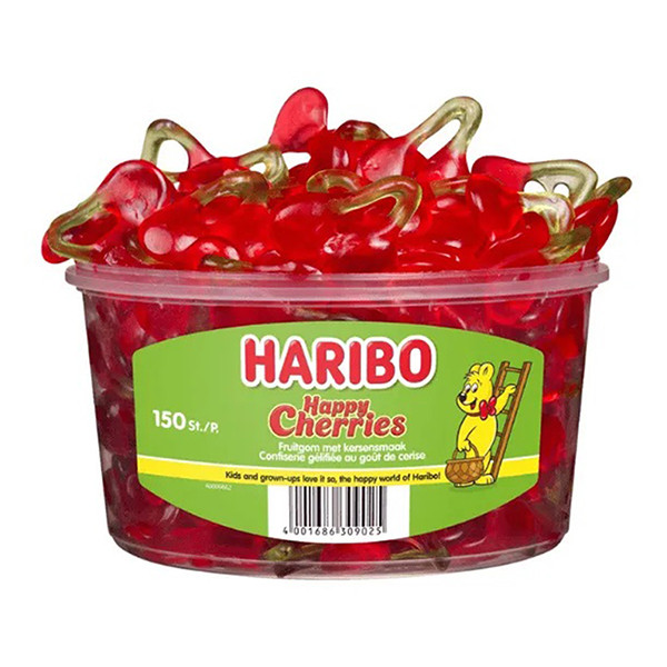 Haribo Winegum Kersen grootverpakking (150 stuks) 168203 423833 - 1