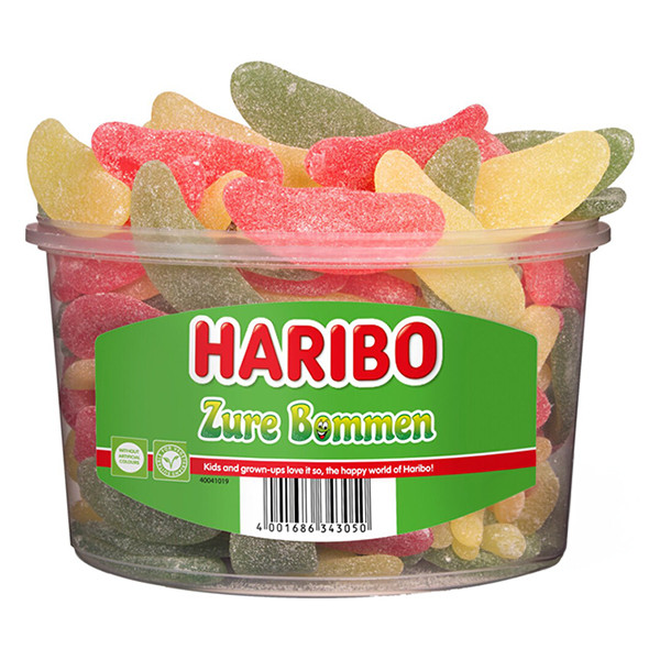 Haribo Winegum Zure Bommen grootverpakking (150 stuks) 167207 423834 - 1