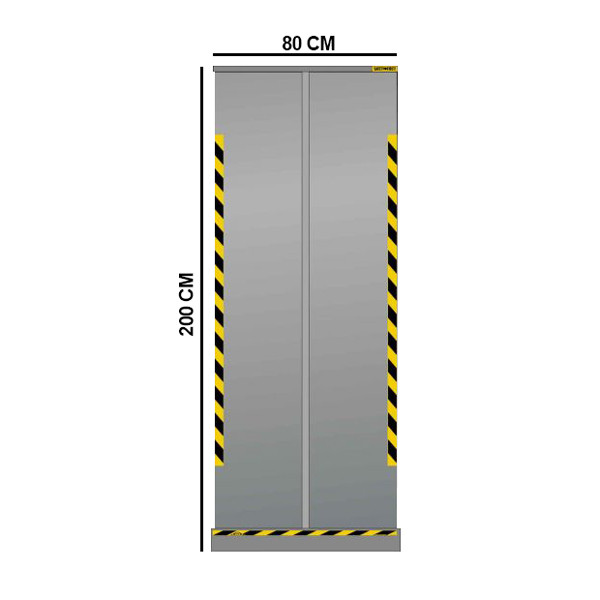 Jalema oprolbaar scherm 200 x 80 cm transparant 7999812 234756 - 1