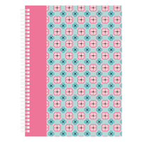 Kangaro Pink Mint Retro spiraalschrift A4 gelijnd 60 g/m² 160 vellen K-21215 206883