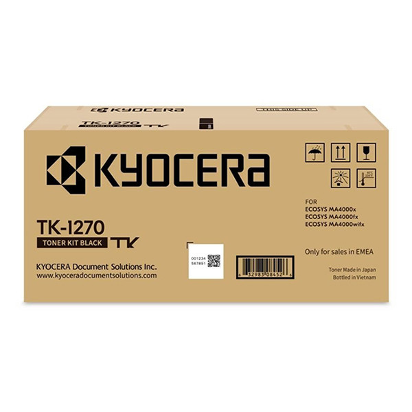 Kyocera TK-1270 toner zwart (origineel) 1T0C140NL0 095092 - 1