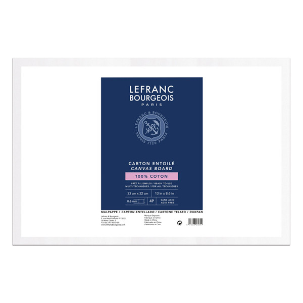 Lefranc Bourgeois Louvre canvas board 33 x 22 cm 806065 405138 - 1