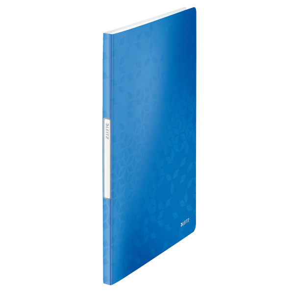 Leitz 4631 WOW presentatiemap A4 blauw metallic (20 insteekhoezen) 46310036 211725 - 1