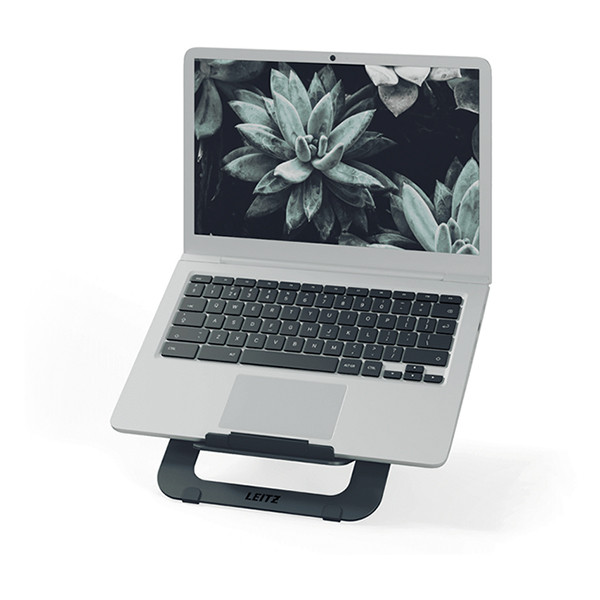 Leitz Ergo aluminium ultraplatte verstelbare laptopstandaard donkergrijs 63460089 202509 - 2