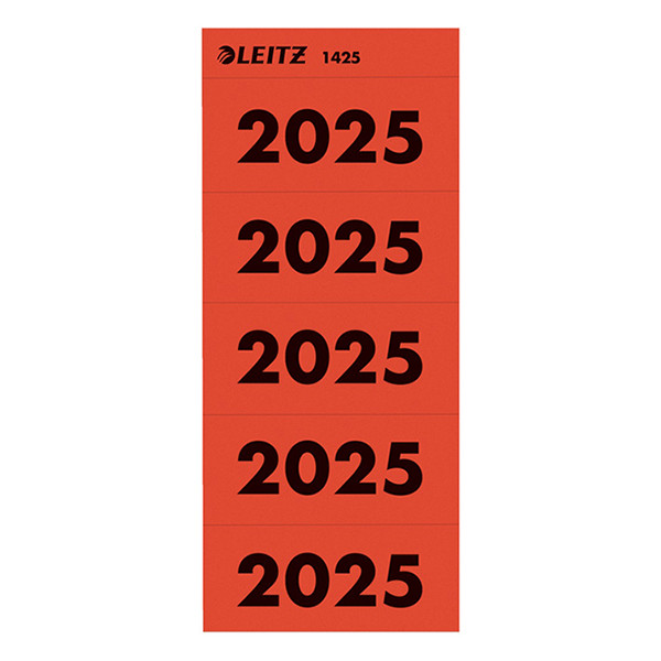 Leitz zelfklevende jaartaletiketten 2025 (100 stuks) 14250025 227661 - 1