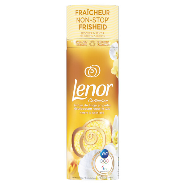 Lenor Geurbooster Gouden Orchidee geurparels 235 gram (19 wasbeurten)  SLE00398 - 1