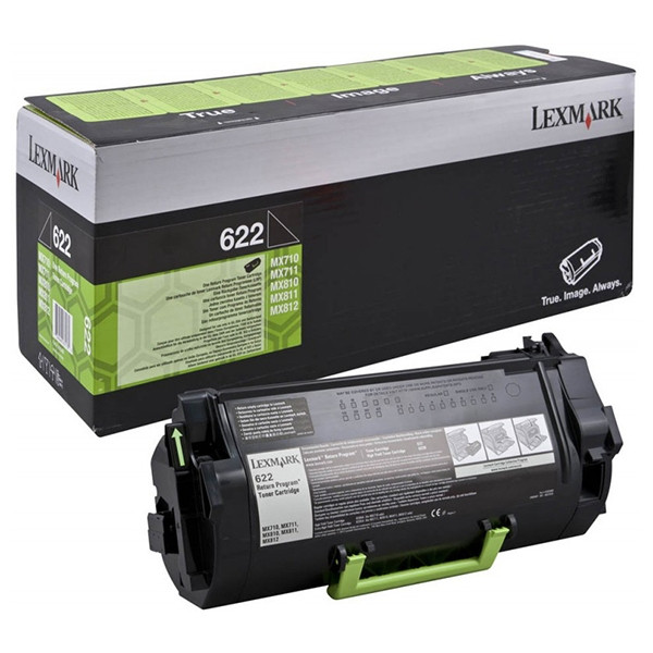 Lexmark 622 (62D2000) toner zwart (origineel) 62D2000 037230 - 1