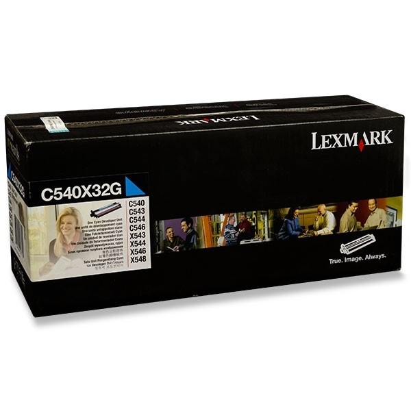 Lexmark C540X32G developer unit cyaan (origineel) C540X32G 901760 - 1