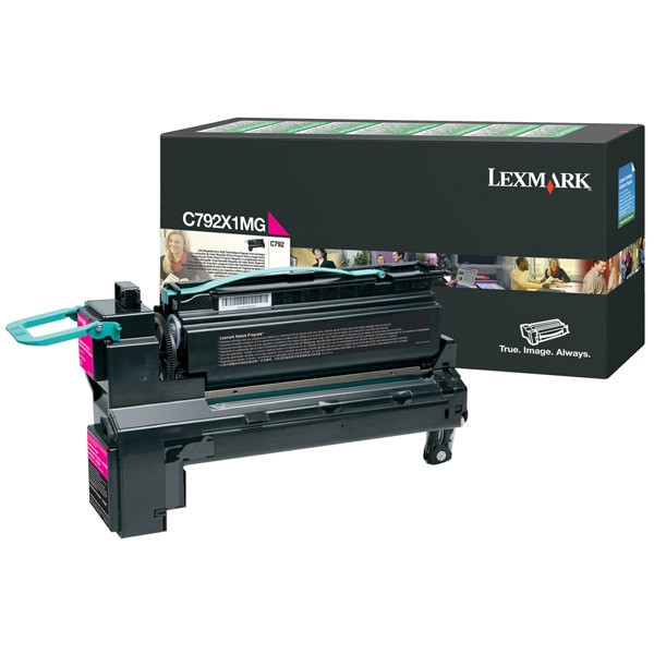 Lexmark C792X1MG toner magenta hoge capaciteit (origineel) C792X1MG 037158 - 1