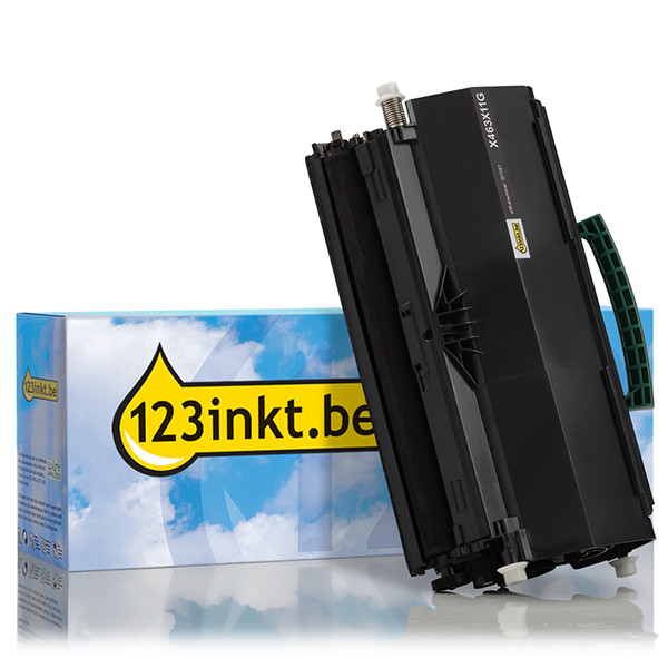 Lexmark X463X11G toner zwart extra hoge capaciteit (123inkt huismerk) X463X11GC 037067 - 1