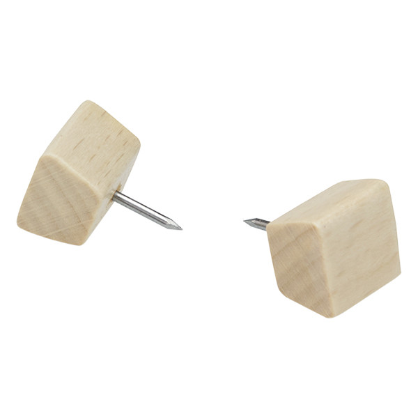 Magnetoplan Wood Series pushpins 18 x 13 x 13 mm (25 stuks) 111165549 423366 - 1